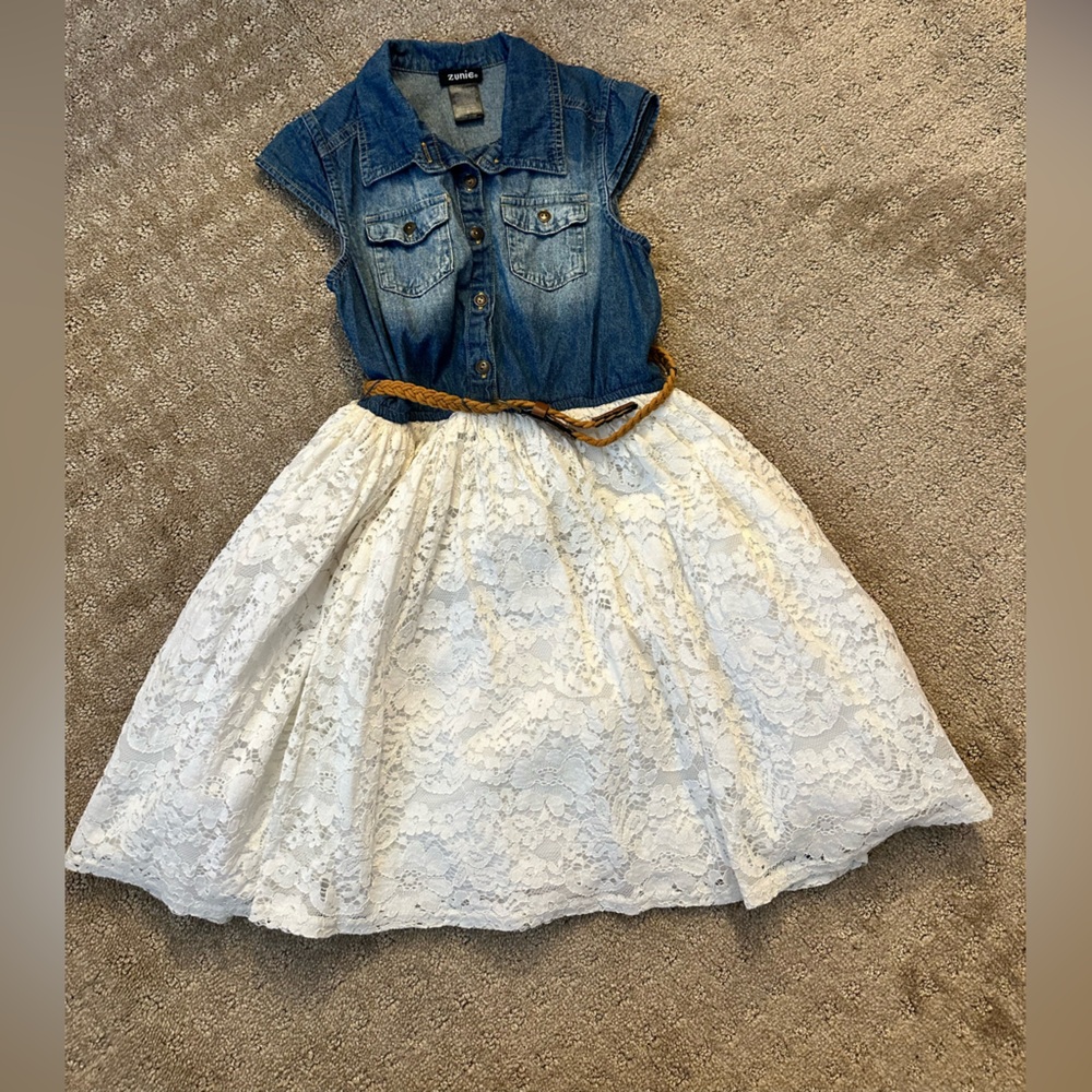 Zunie Blue Denim Dress